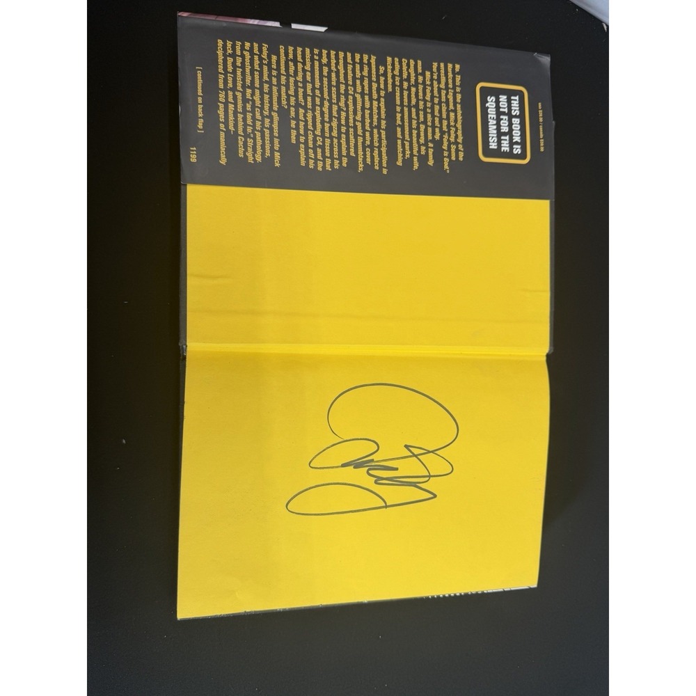 Mick Foley SIGNED Book Have A Nice Day Hardcover 1999 WWF WWE Autograph AS IS